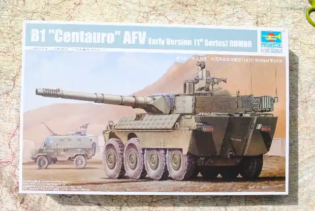 Koopje Trumpeter 01563 B1 "Centauro" AFV Early Version (1st Series) ROMOR